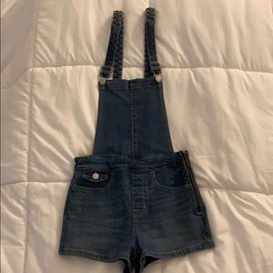 Denim overalls
